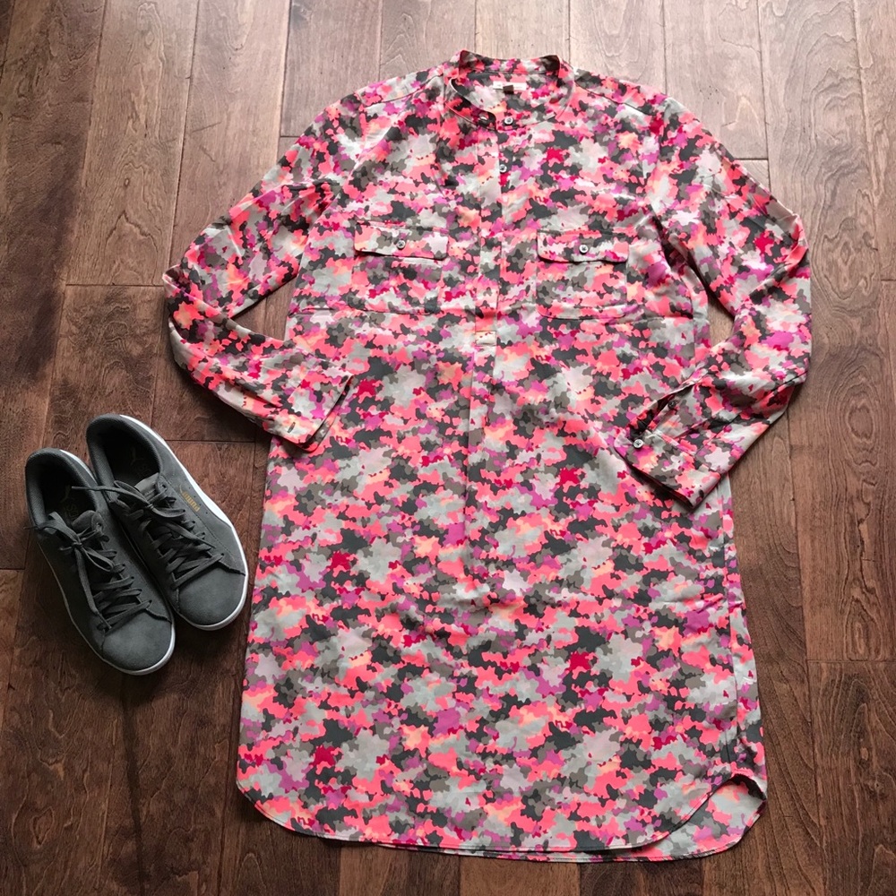 Gap Dress. Pink Camouflage pattern. Sz Small.